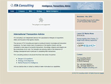 Tablet Screenshot of ita-consulting.com